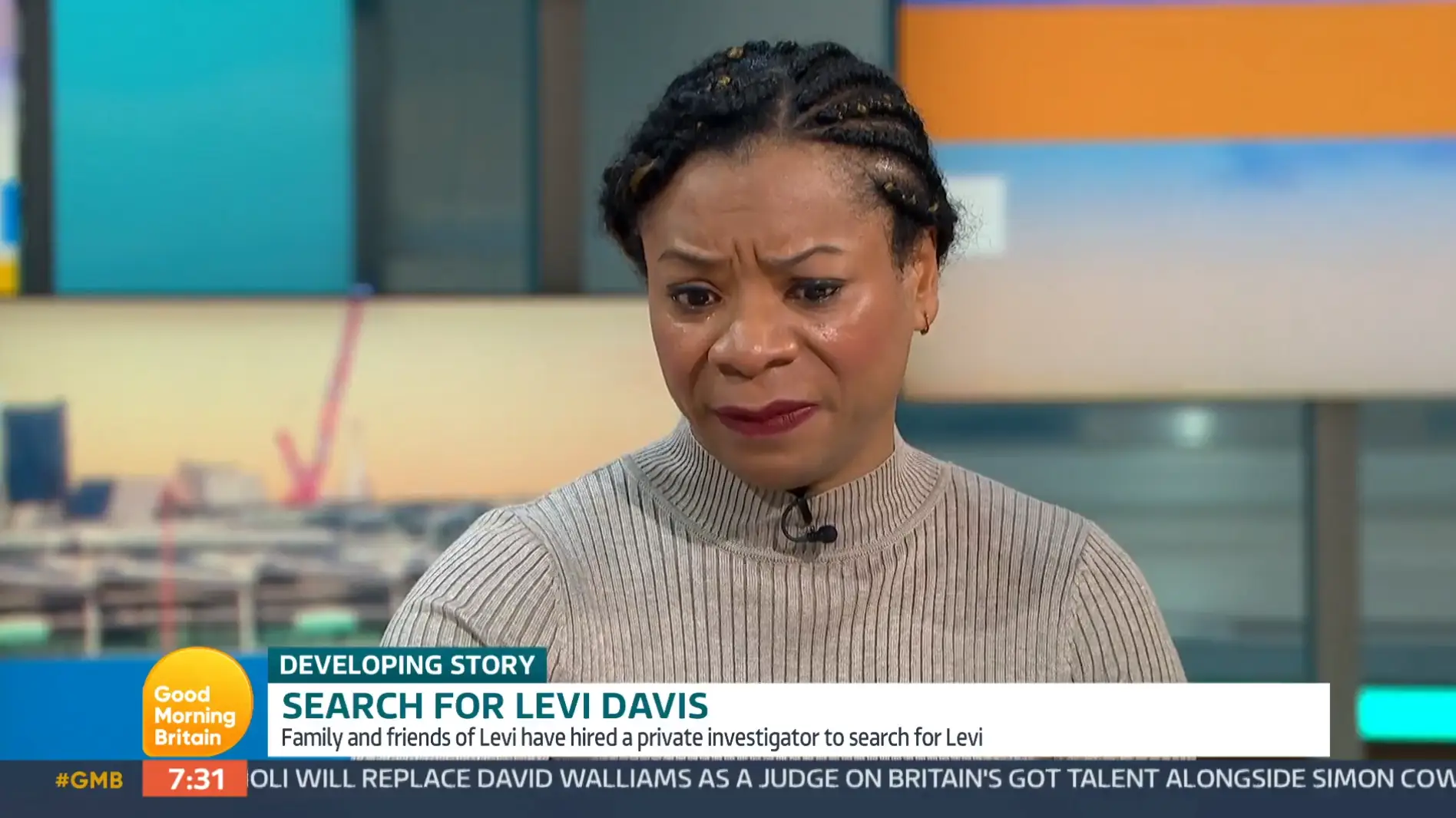 Julie broke down in tears on Good Morning Britain.