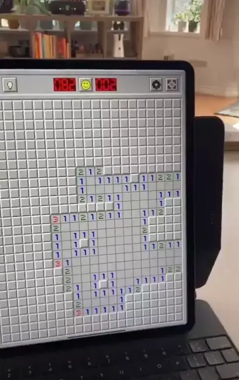 Paisley shared the secret to conquering Minesweeper.