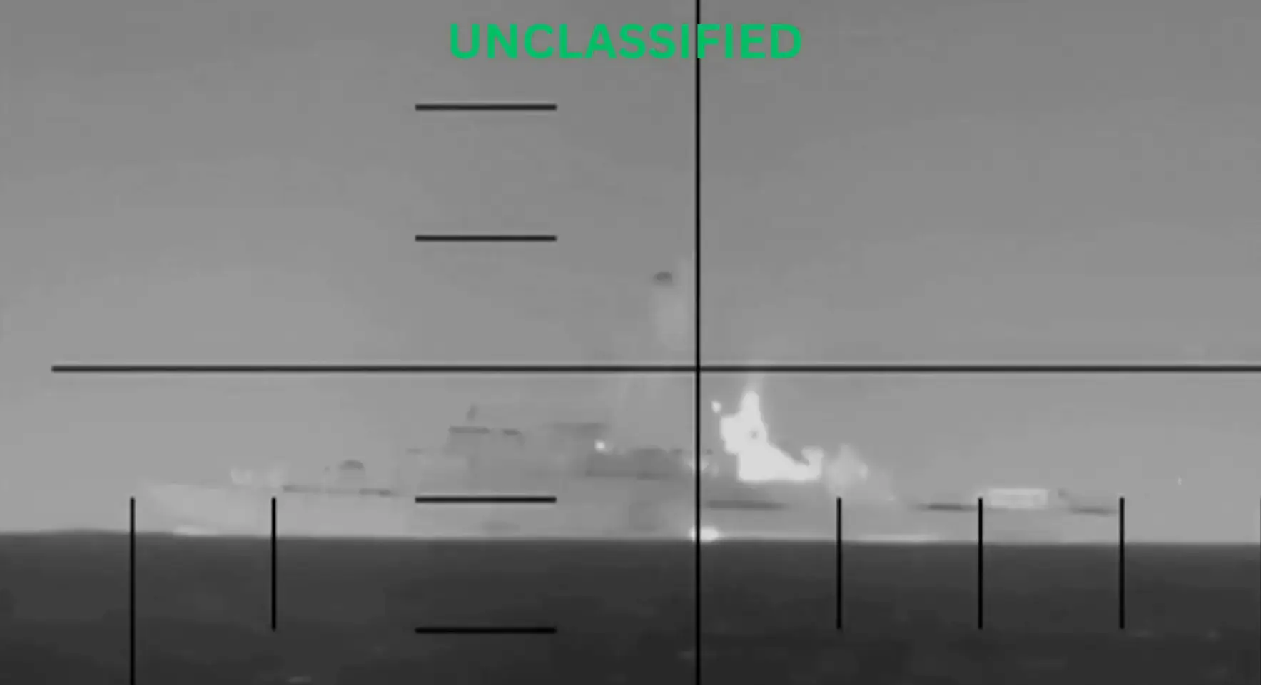 The US released footage showing the sinking of the Iris Dena (Department of War)