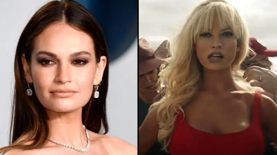 Lily James says she was a 'real wreck' after playing Pamela Anderson