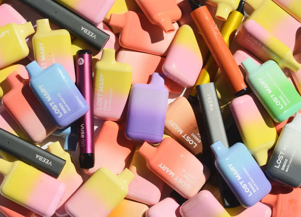 The government is banning the sale and supply of disposable vapes from tomorrow (Peter Dazeley/Getty Images)