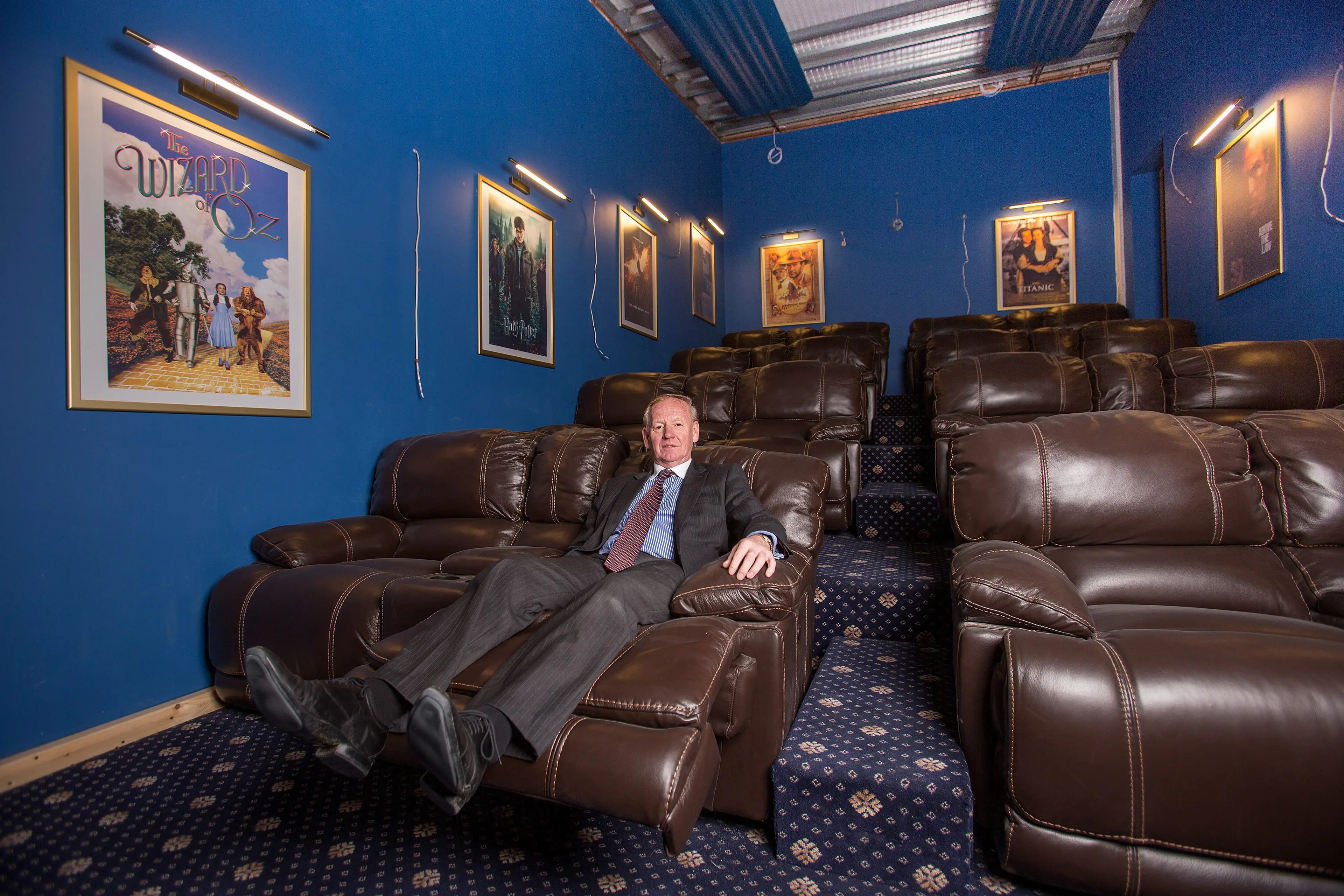 Graham Wildin's complex has been dubbed 'Britain's best man cave'.