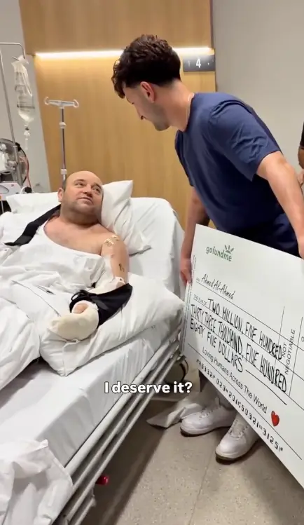 Al Ahmed couldn't believe it (Instagram/@mdmotivator)