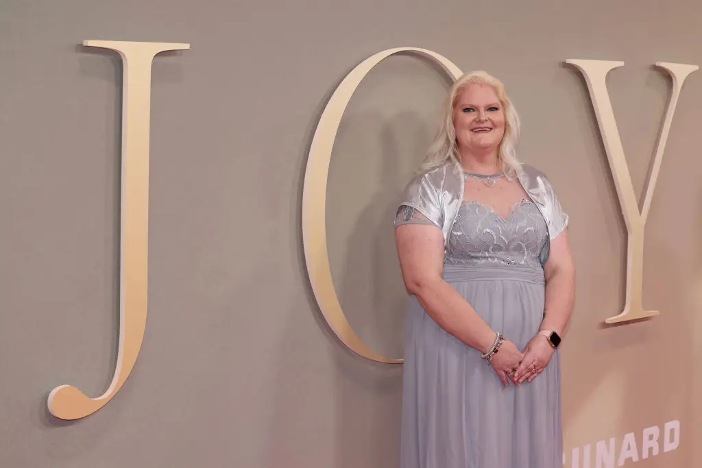 Louise Joy Brown attending the London premiere of Joy (Jeff Spicer/Getty Images for BFI)
