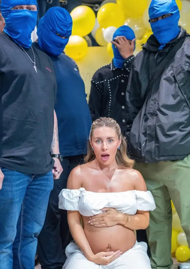 Bonnie was criticised for her latest baby shower stunt (Instagram/@bonnieblue)