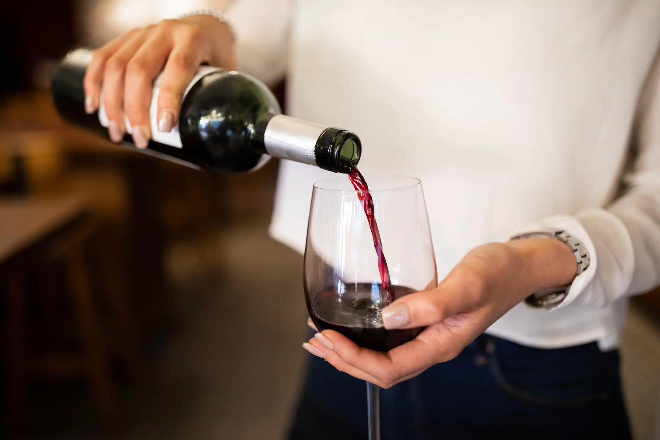 It might be time to say goodbye to that Friday night glass of red... (Getty Stock Image)