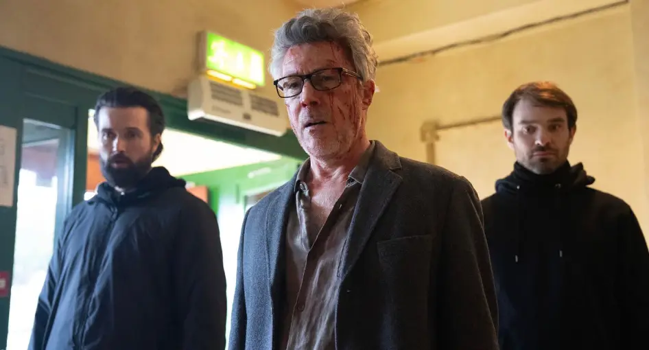 The gangland drama has an insanely stacked cast. (RTE)