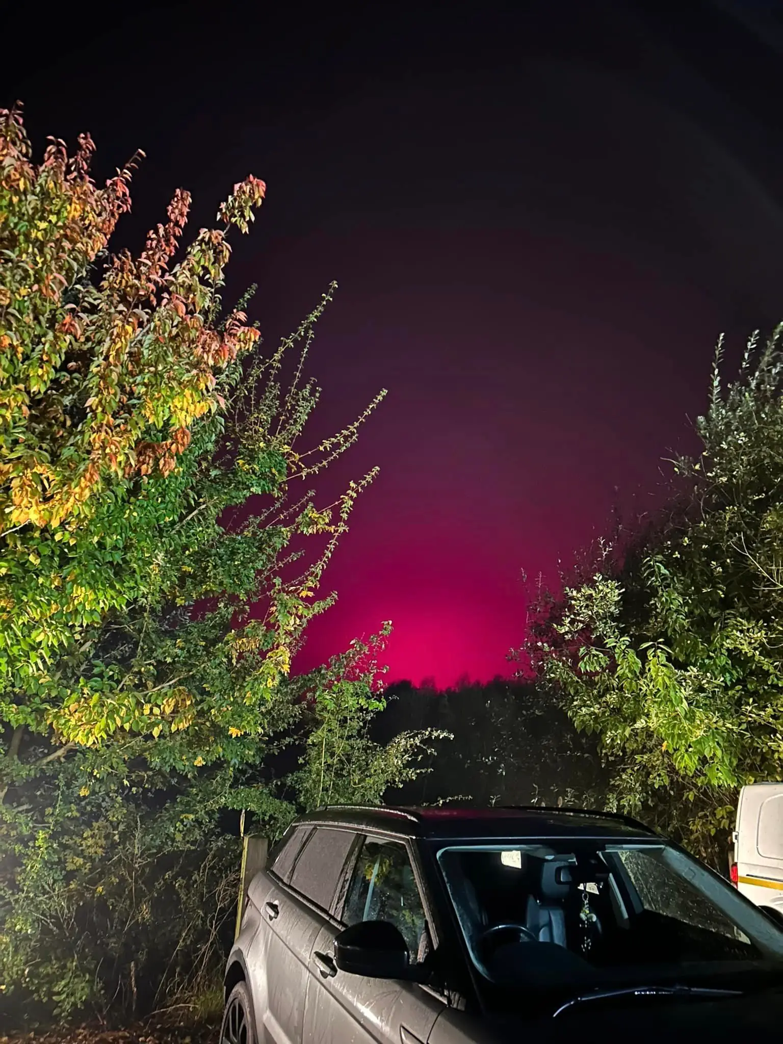 Dee's Northern Lights were too good to be true, however (Facebook/Dee Harrison)