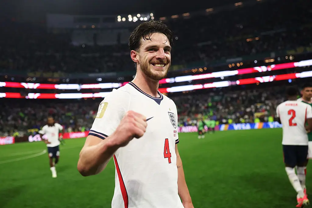 Declan Rice is playing through the pain (Julian Finney - FIFA/FIFA via Getty Images)