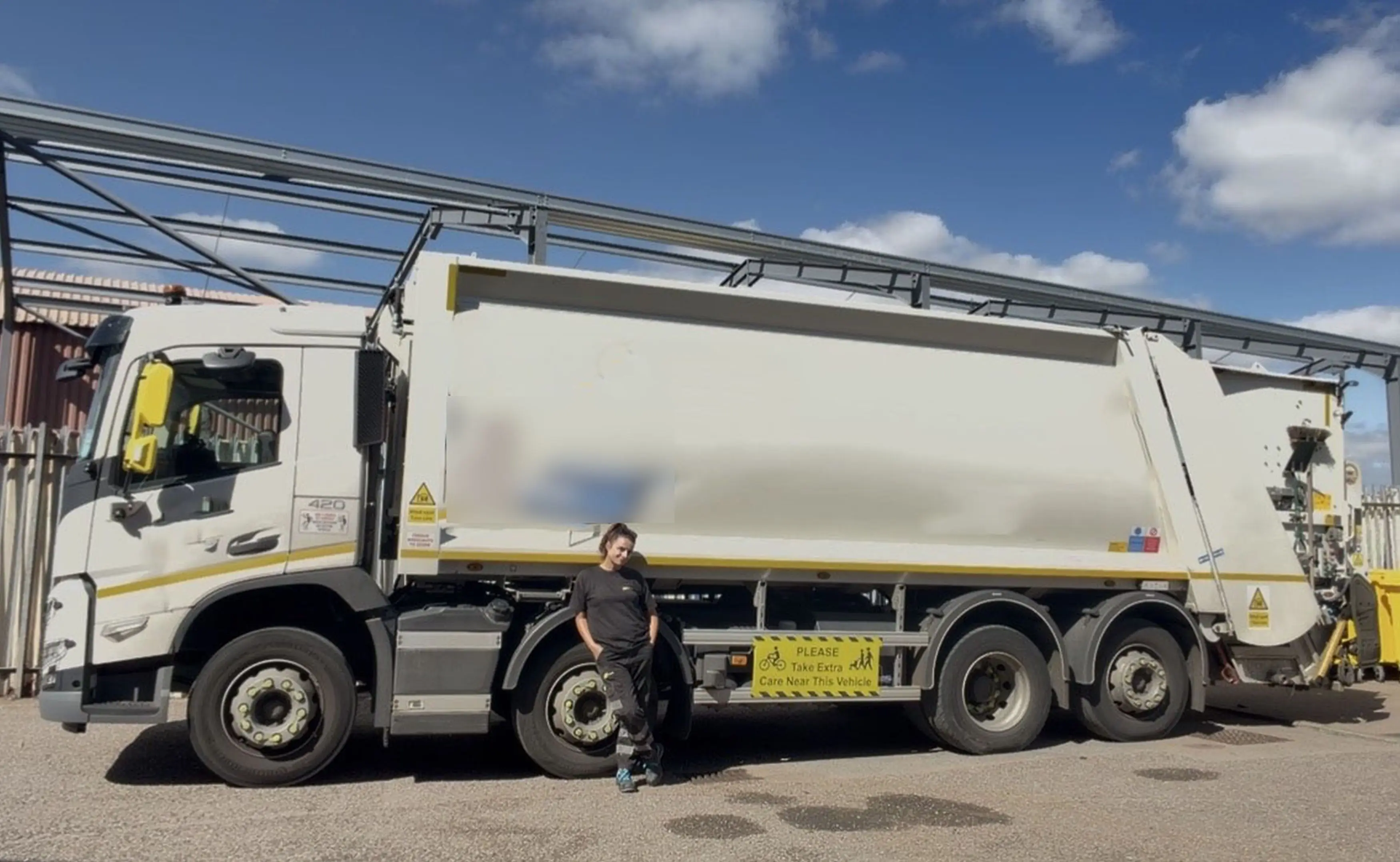 This is what Luca is driving for about 1,000 miles every week (Kennedy News and Media)