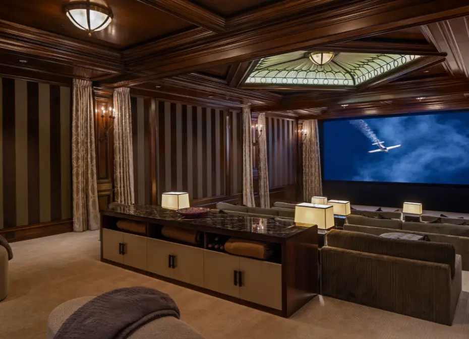 The home cinema room.