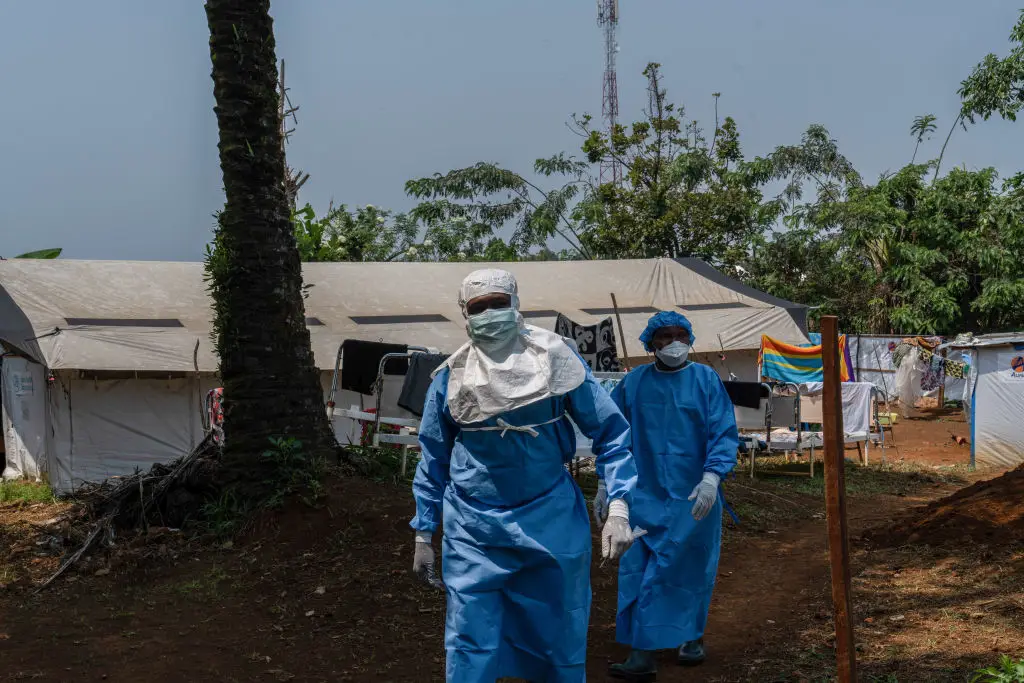 The outbreak reportedly came from the northwest of the Democratic Republic of Congo (GLODY MURHABAZI/AFP via Getty Images)
