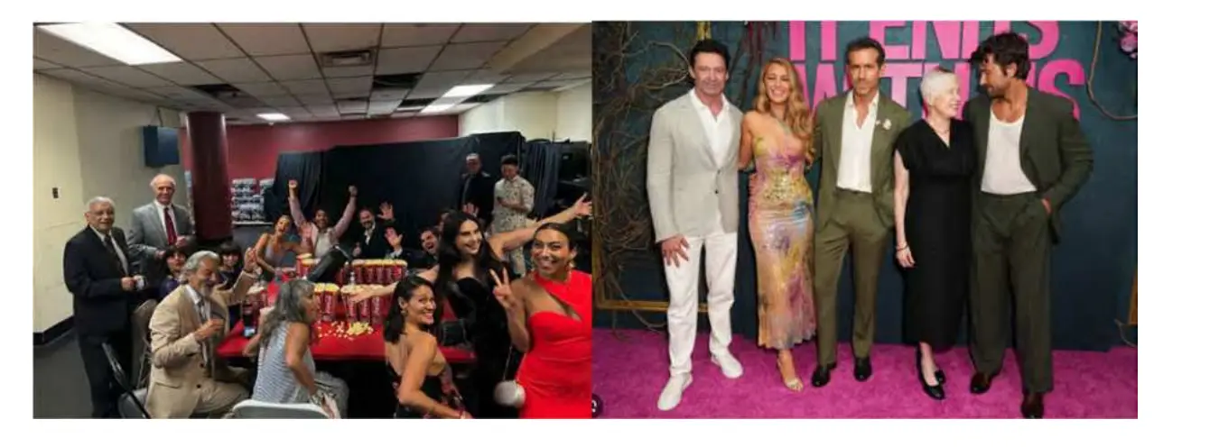 The images provided by Baldoni (Bryan Freedman via TheLawsuitInfo)