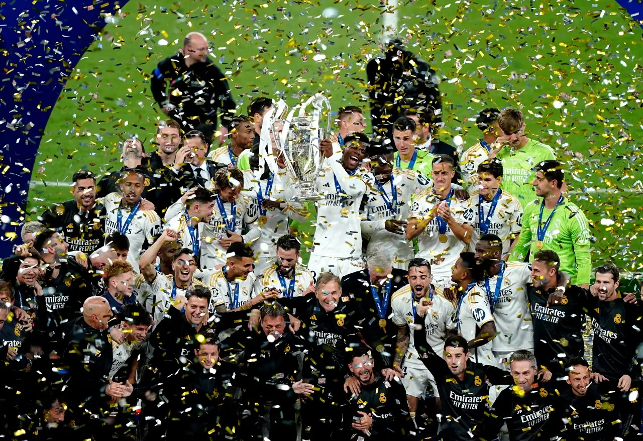 Real Madrid won their 15th European trophy on Saturday. (PA)