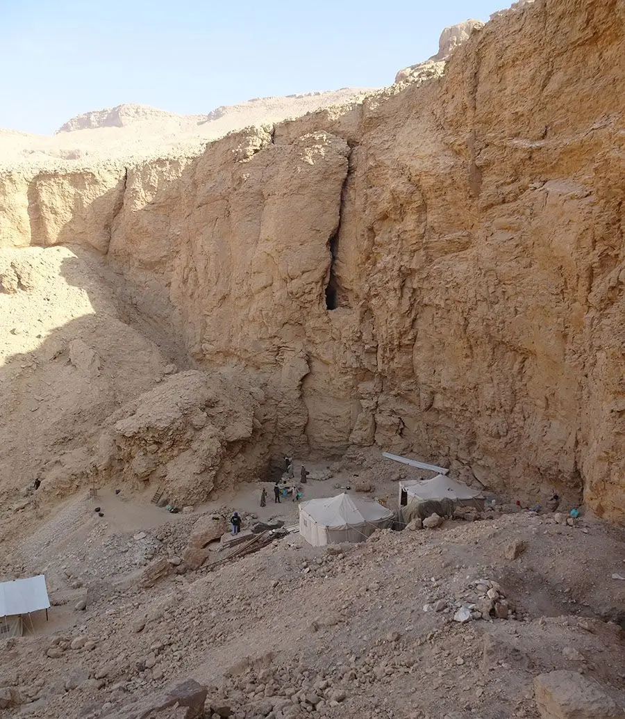 The tomb was finally found (New Kingdom Research Foundation and Piers Litherland)