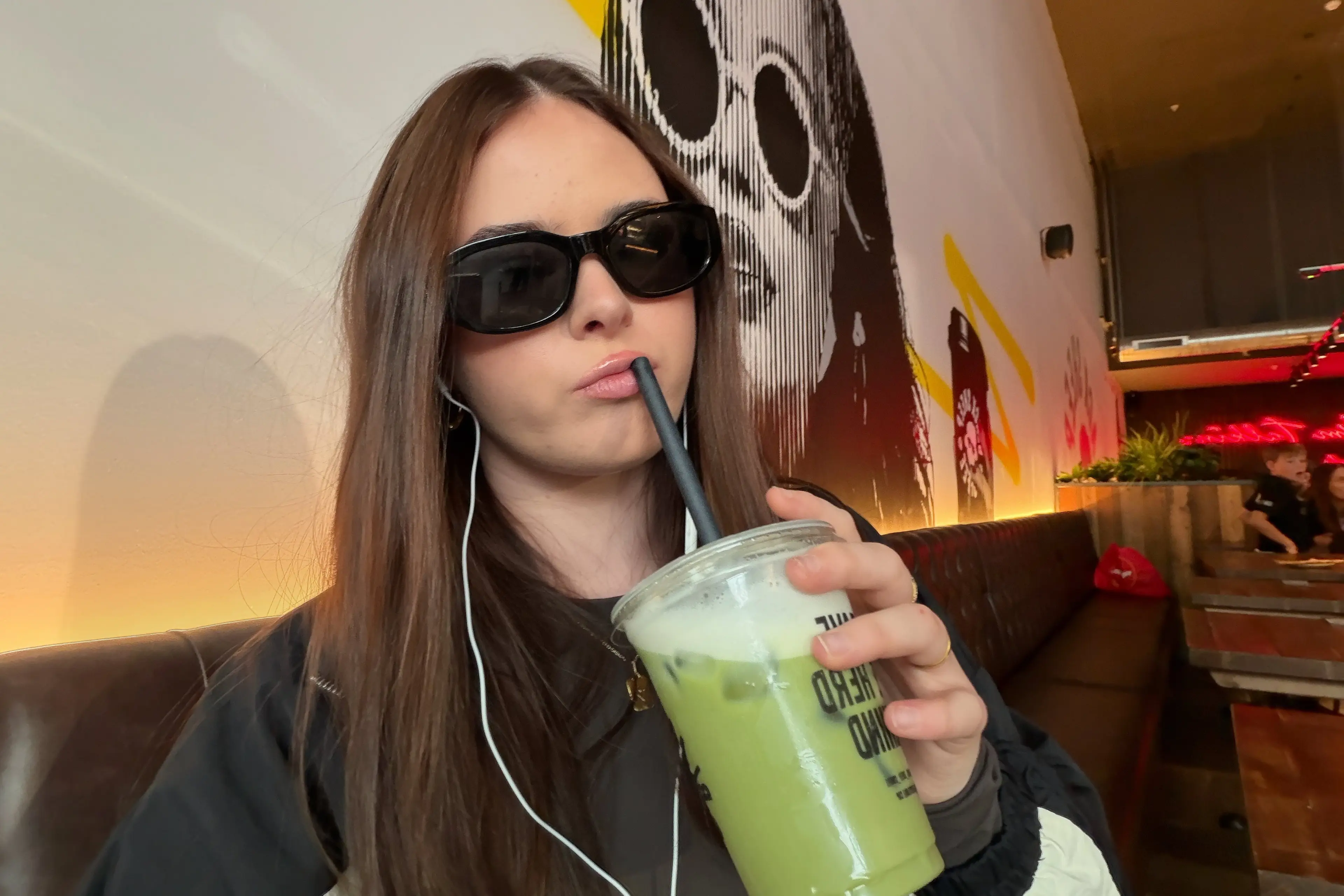 What started as trying a friend's drink spiralled into having four a day and spending £2,000 on matcha in a year (SWNS)