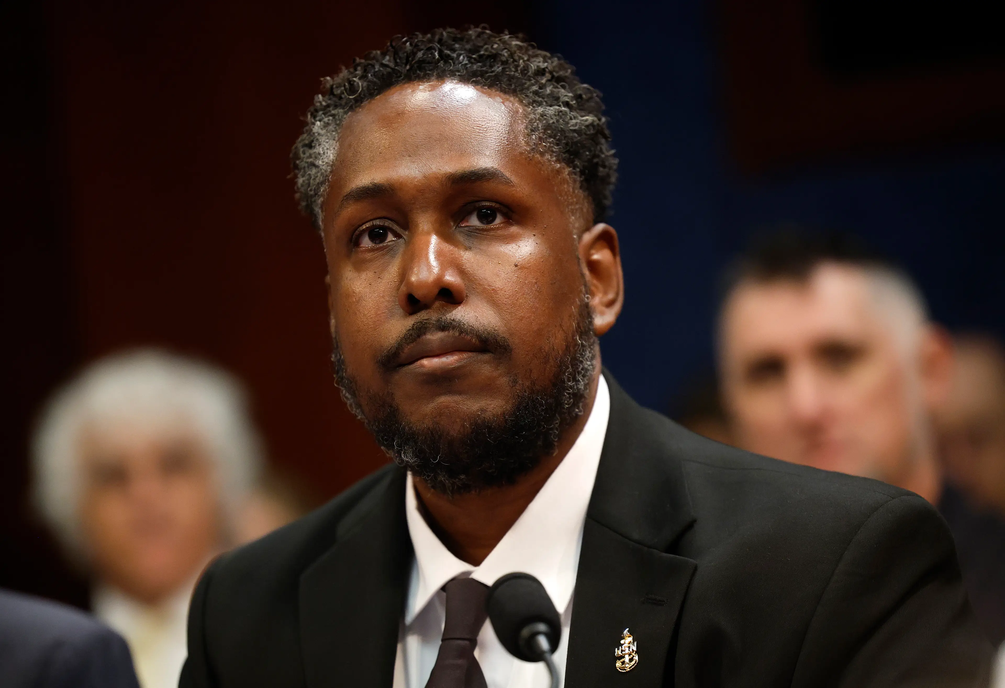 Alexandro Wiggins said he had never seen anything like the 'Tic Tac' objects in the sky (Kevin Dietsch/Getty Images)