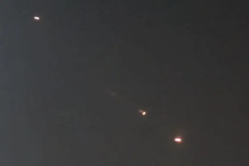 Missiles were spotted above Doha, Qatar (Stringer/Anadolu via Getty Images)