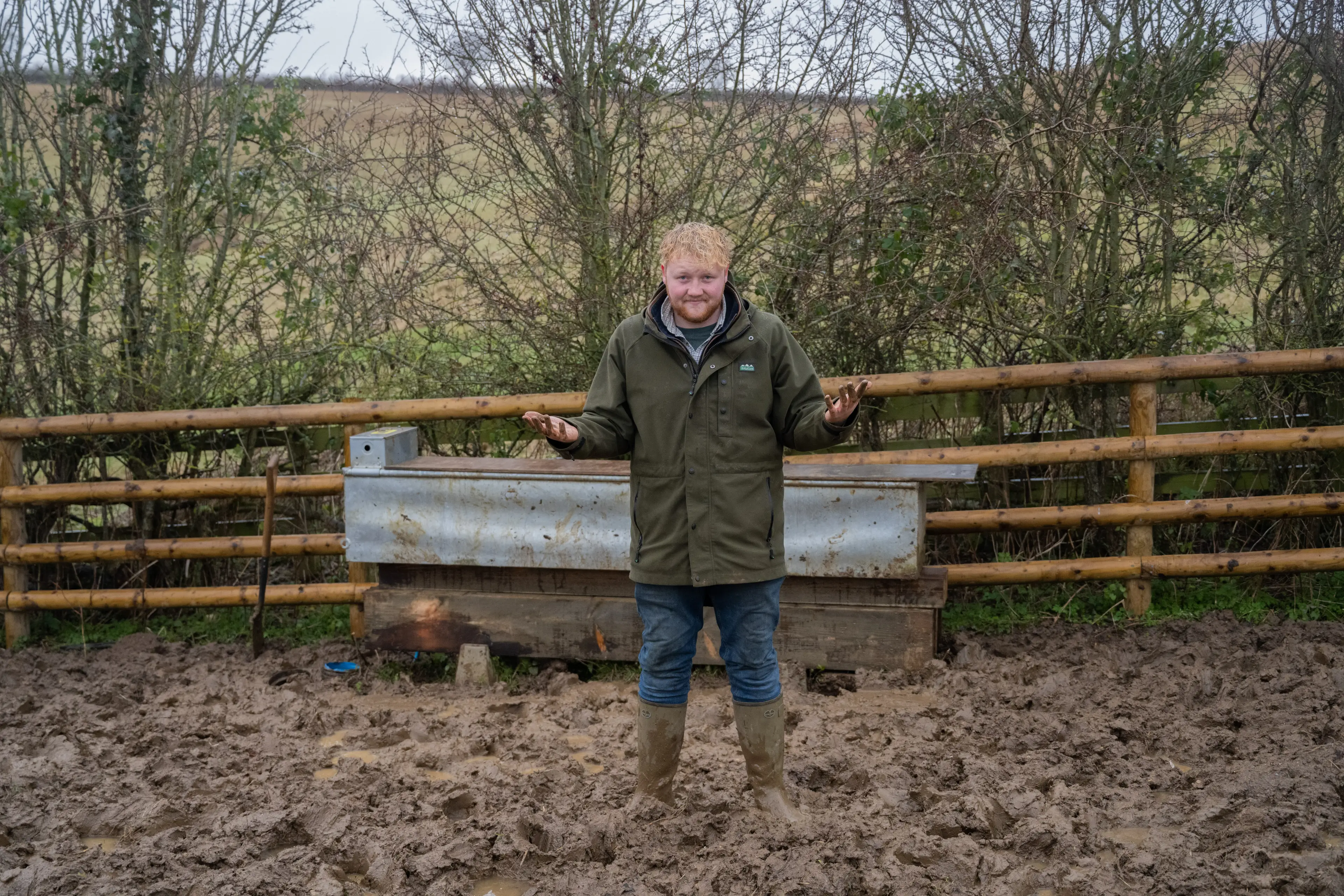 Kaleb in his element.