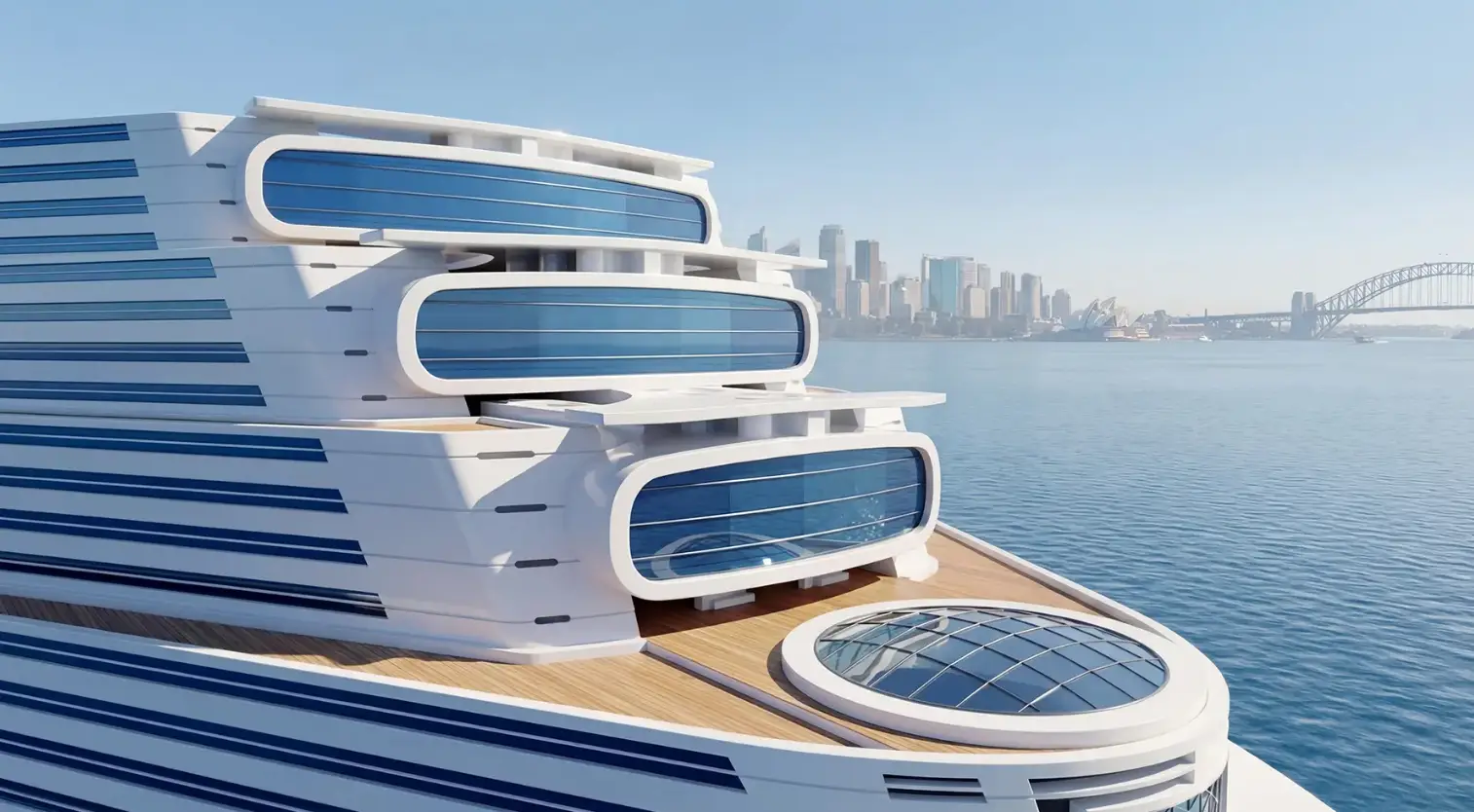 Freedom Ship will be the world's first floating city, if its designers can attain the investment (Freedom Ship)