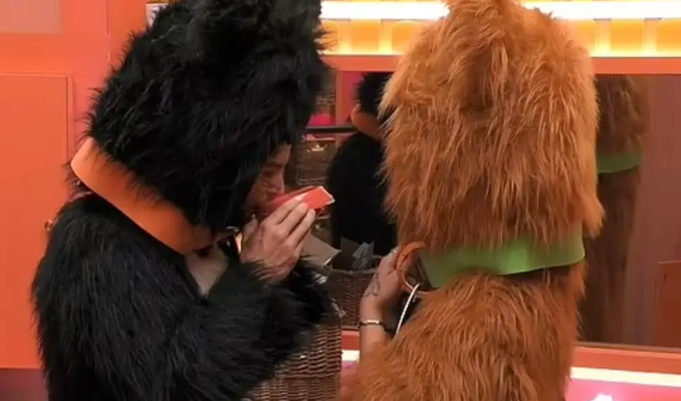 The housemates transformed into felines during Friday's episode of CBB (ITV)