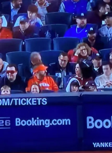 The exchange was caught on camera (Barstool Sports / X)
