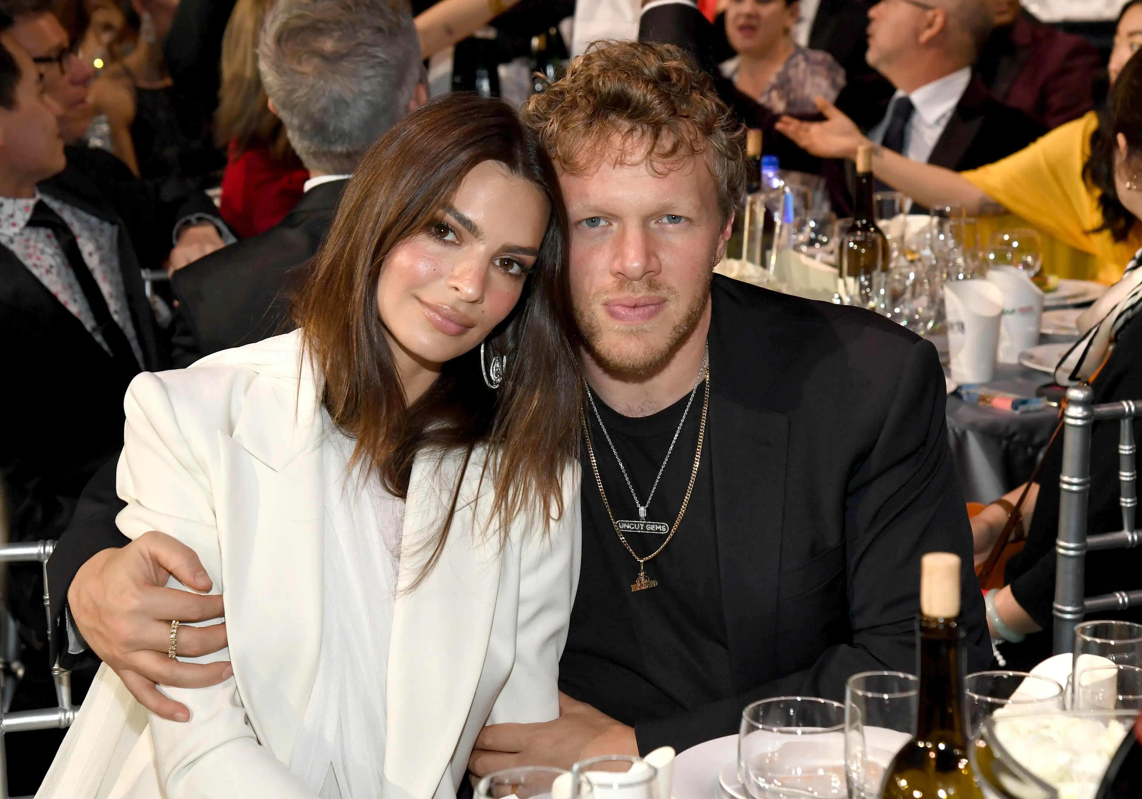 Ratajkowski and Bear-McClard, who share a son, split in 2022 before finalising their divorce last year (Kevin Mazur/Getty Images for Critics Choice Association)
