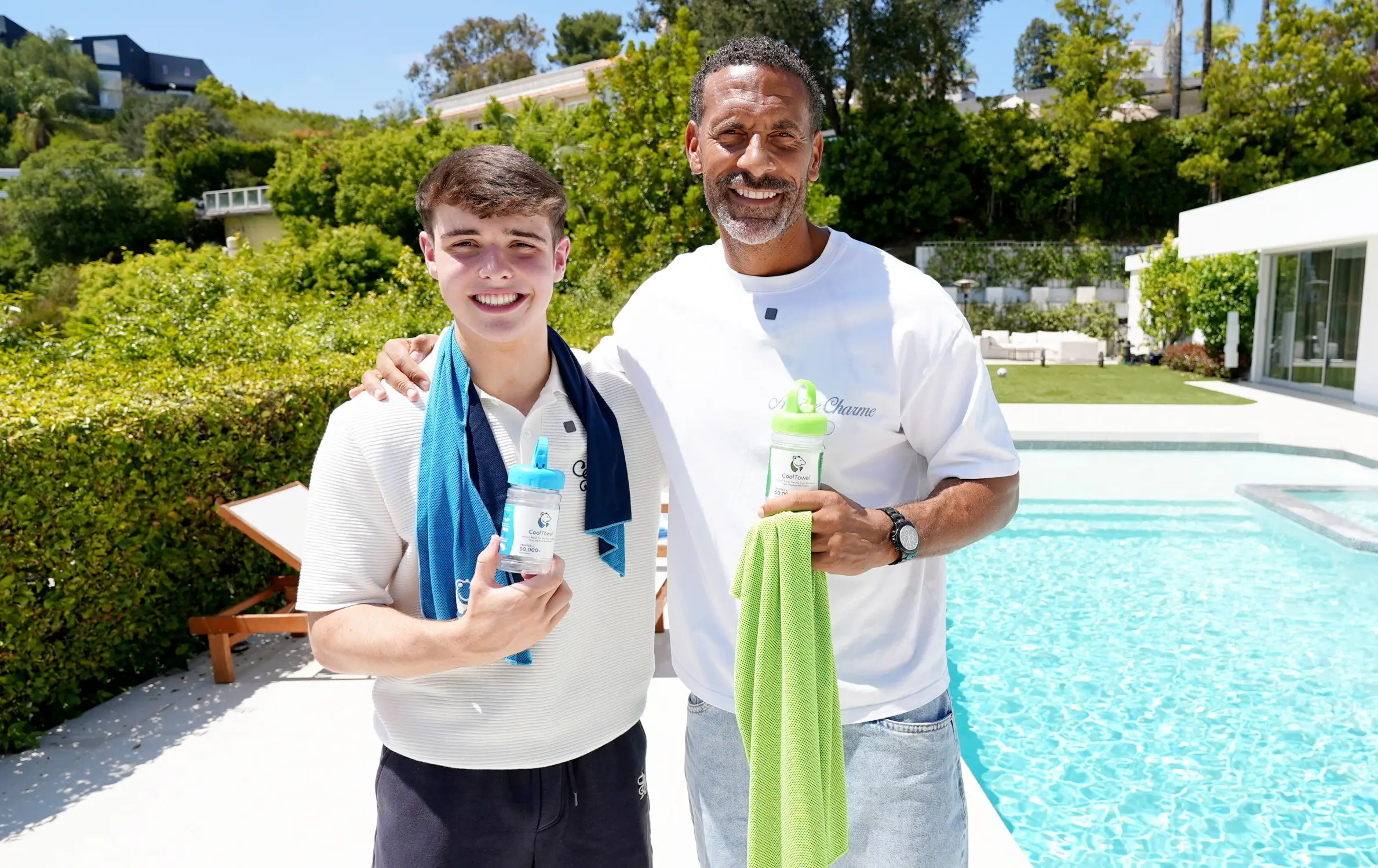 “He truly wants to support me more than just to make money from the business," Harrison said of his celebrity backer. "He is helping loads of young people." (SWNS)