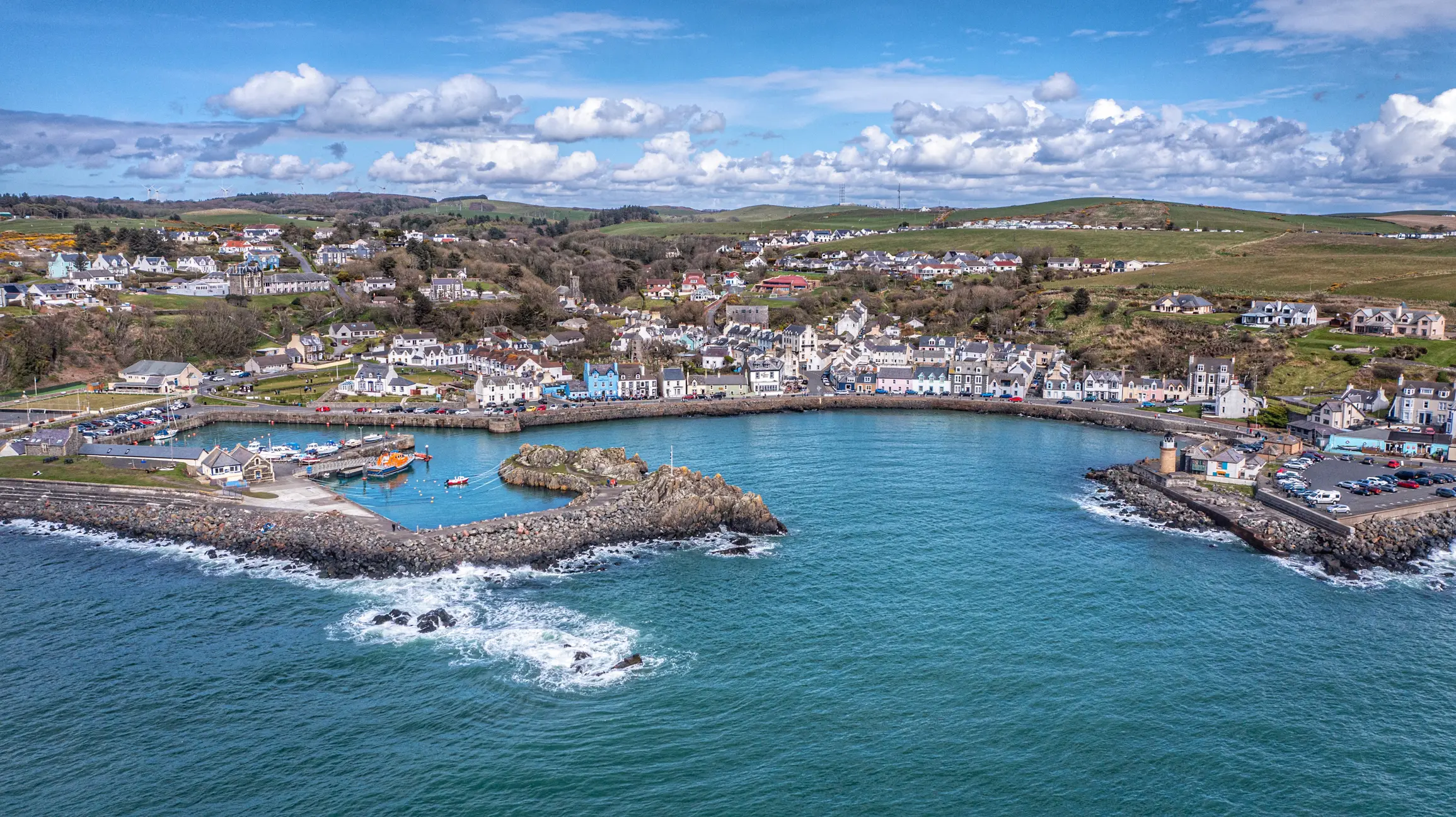 Portpatrick, Scotland, one of the proposed locations for a Scotland-Northern Ireland bridge. (Getty Stock Images)