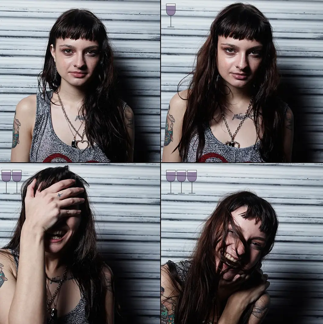 Alberti wanted to show how his friends' reactions changed (Marcos Alberti)