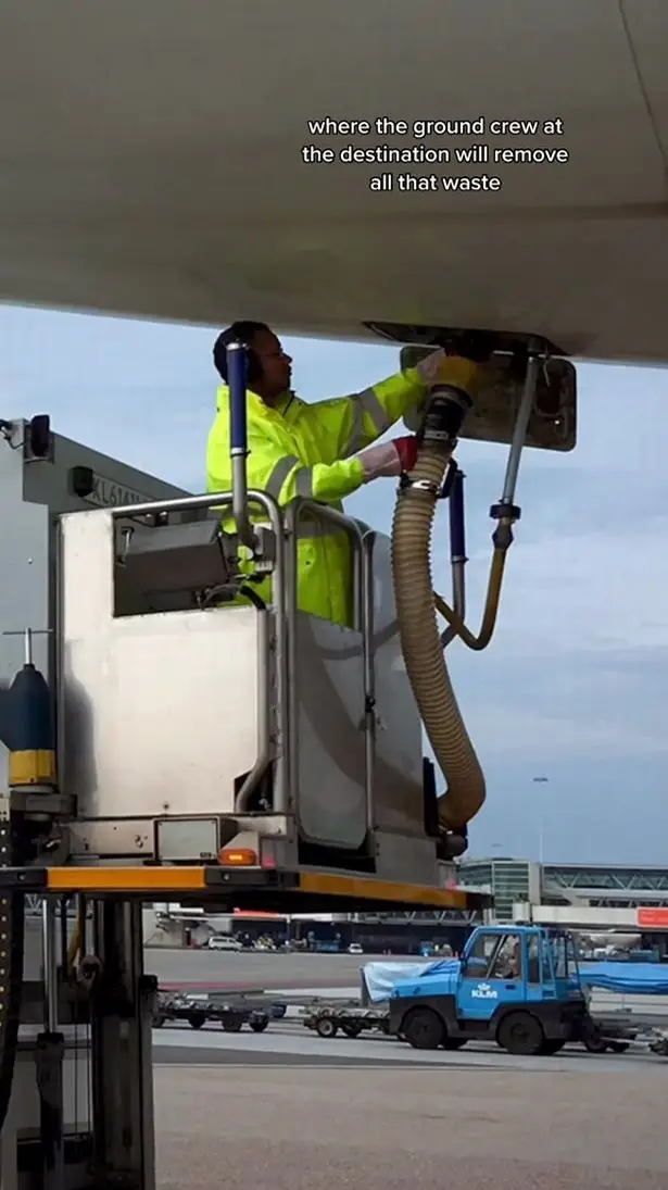 Thank god for ground crew who deal with all the toilet waste after a flight has landed.