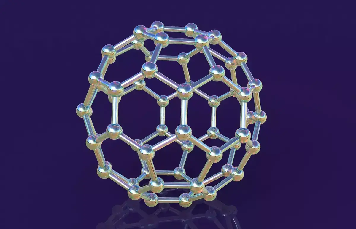 Nitrogen Atom-Based Endohedral Fullerene has a 'cage-like' structure (Science Photo Library/Getty Images)