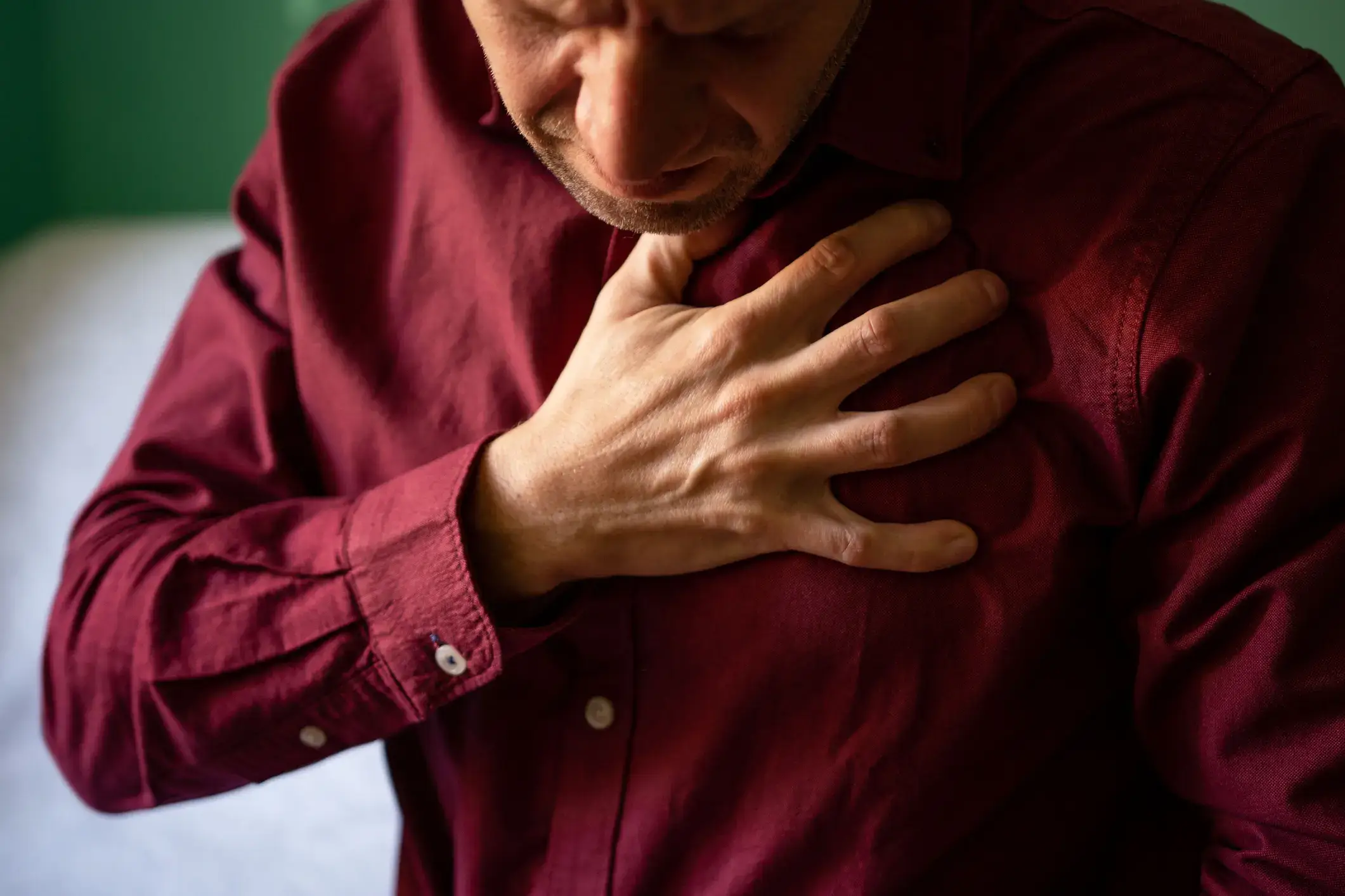 A chesty, wheezing cough might be a sign of heart failure (Getty Stock Photo)