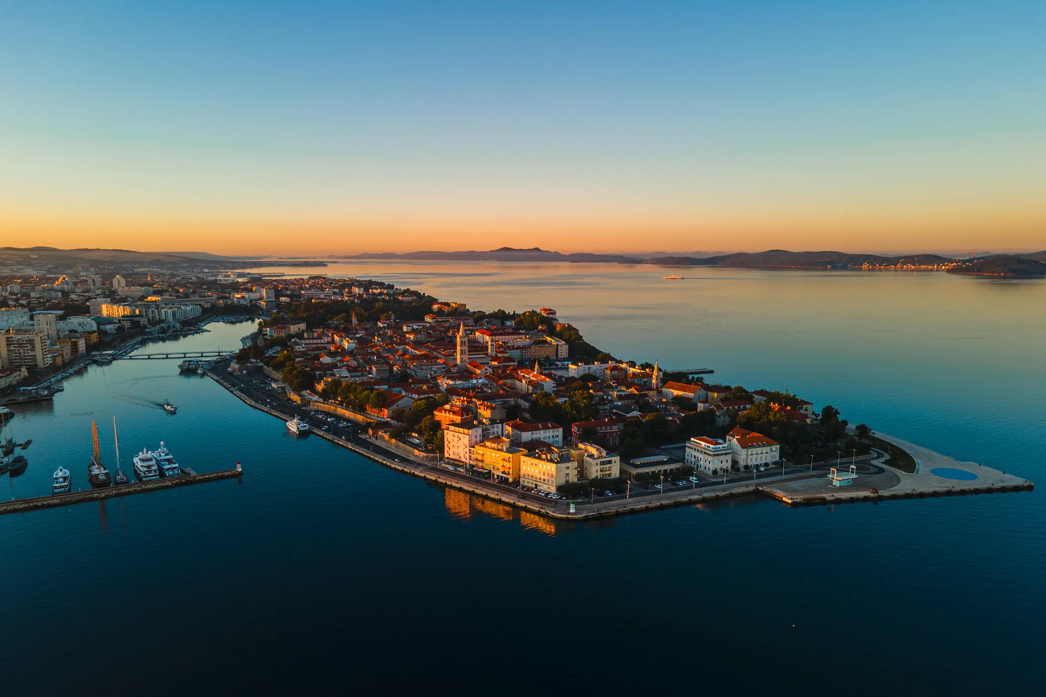 Zadar is right on the sea (Getty Stock)