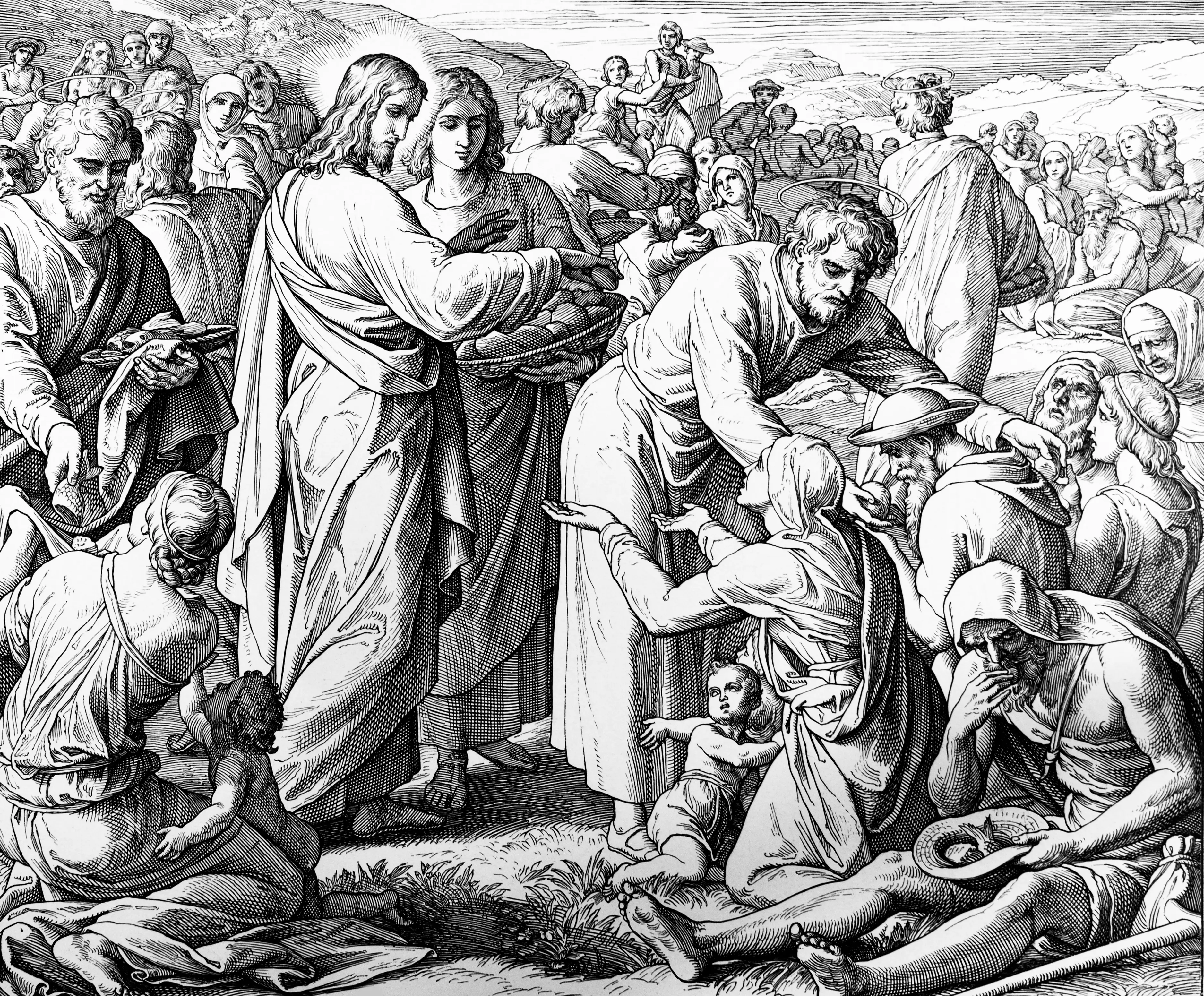 It's one of Jesus' most famous miracles, but these scientists weren't completely convinced by the story (Getty Stock Image)