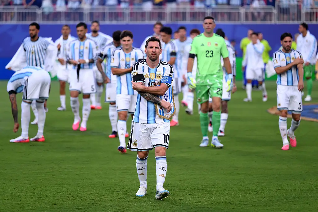 Lionel Messi will play against England for the first time in his career (David Ramos/Getty Images)