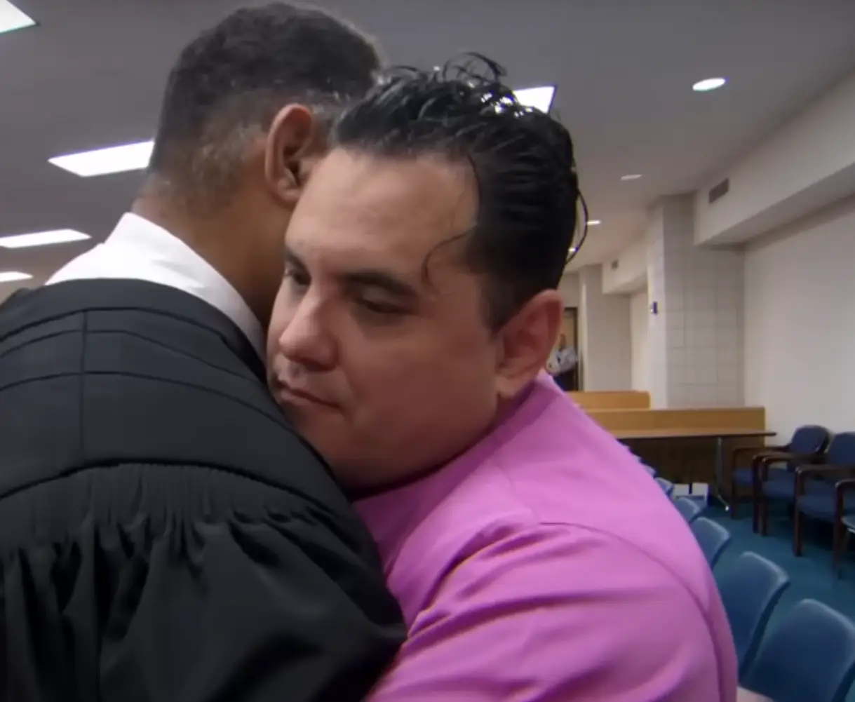 The judge had been supervising him and decided he needed someone in the cell with him (CBS)