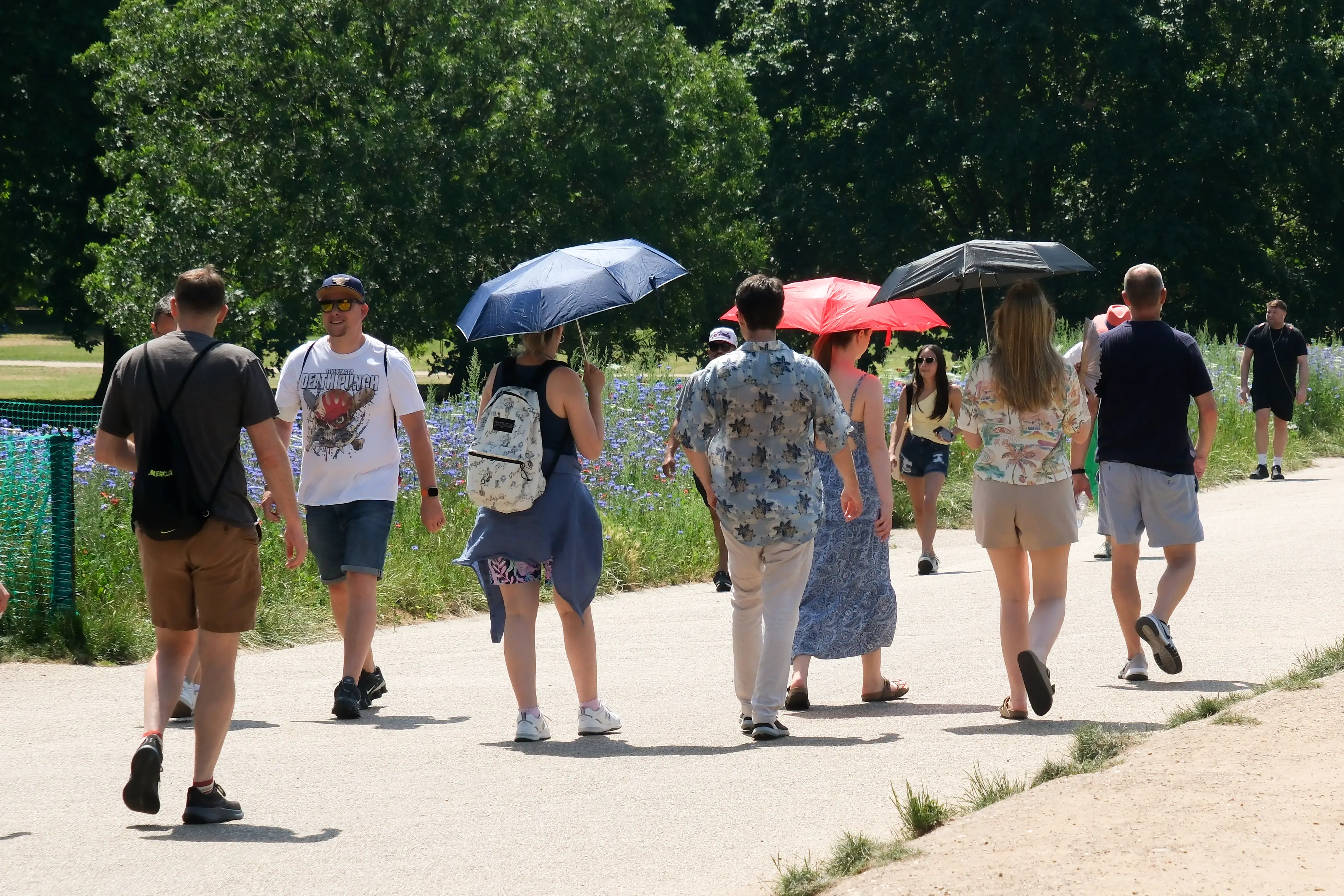 Areas of the UK suffered extreme heat this week. (Matthew Chattle/Future Publishing via Getty Images)
