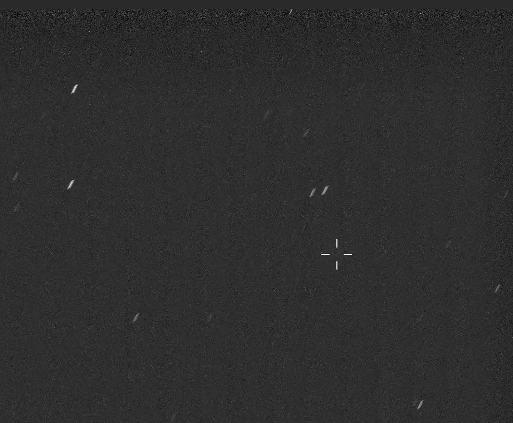 NASA's Perseverance rover took a picture of 3I/ATLAS as it went by, though you can barely see it (NASA/JPL-Caltech/ASU/MSSS)