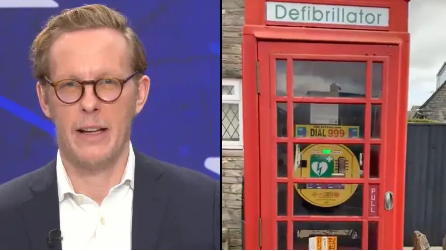 Laurence Fox slammed for strange post about defibrillator