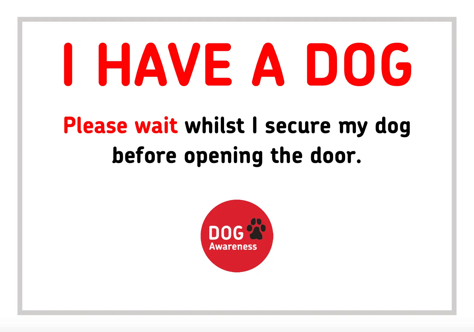 Brits can download this sign from the service. (Royal Mail)
