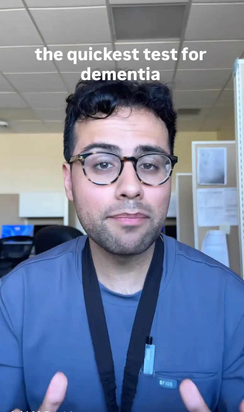 The neurologist shared the video to TikTok (adnanmd/TikTok)