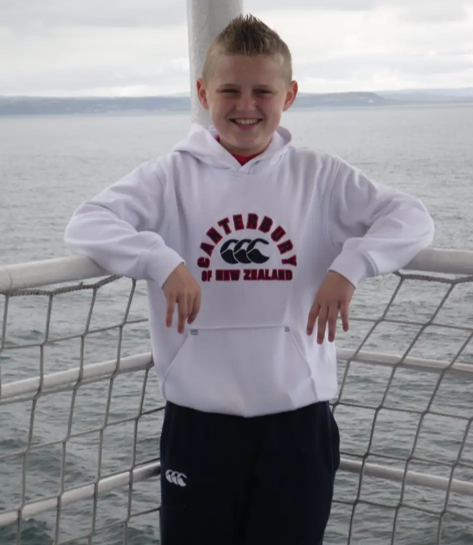 Jordan before his anorexia battle (Jordan Caldwell)