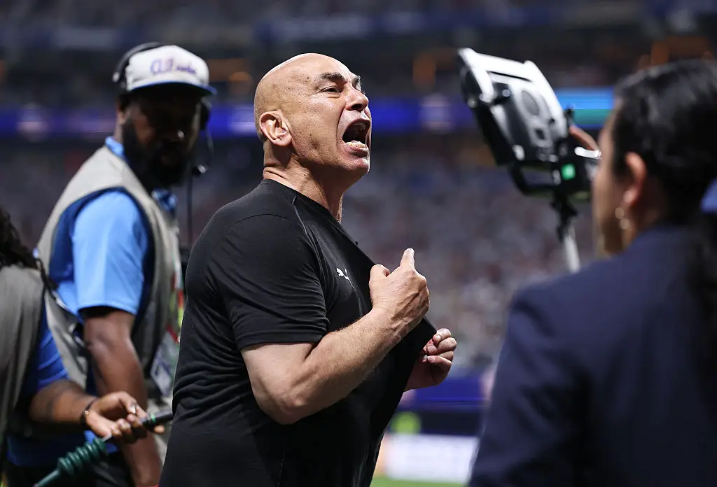 Hossam Hassan hit out at refereeing decisions during the match, claiming 'the cup is directed towards Argentina' (Buda Mendes/Getty Images)