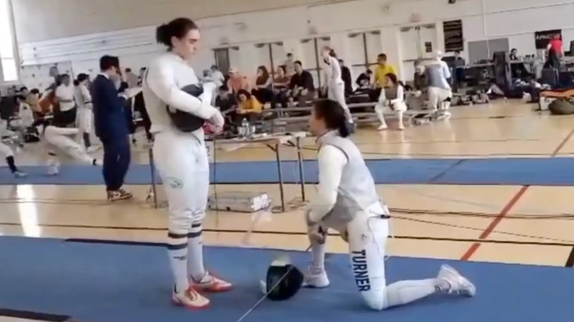 Female fencer speaks out after taking knee and refusing to fight transgender opponent