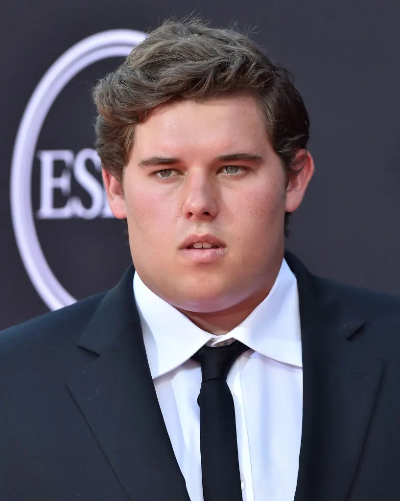 Christopher Schwarzenegger prior to his dramatic weight cut (Axelle/Bauer-Griffin/FilmMagic)