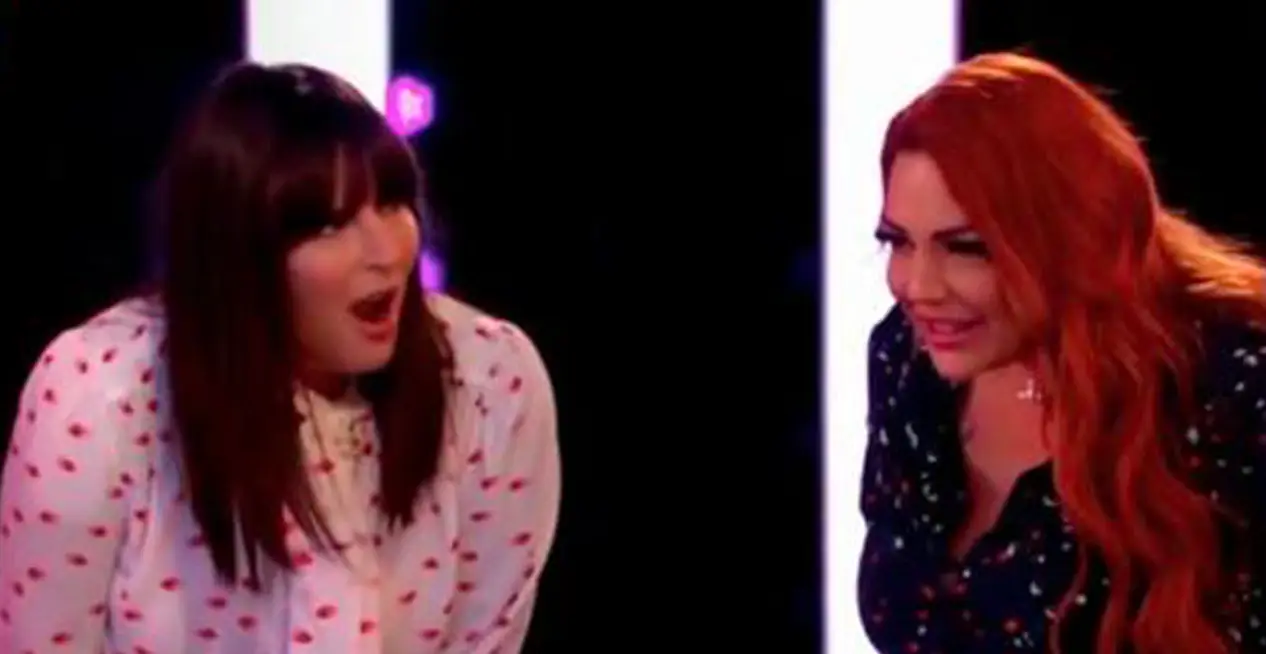 Contestant Rara and Anna Richardson could not believe their eyes.
