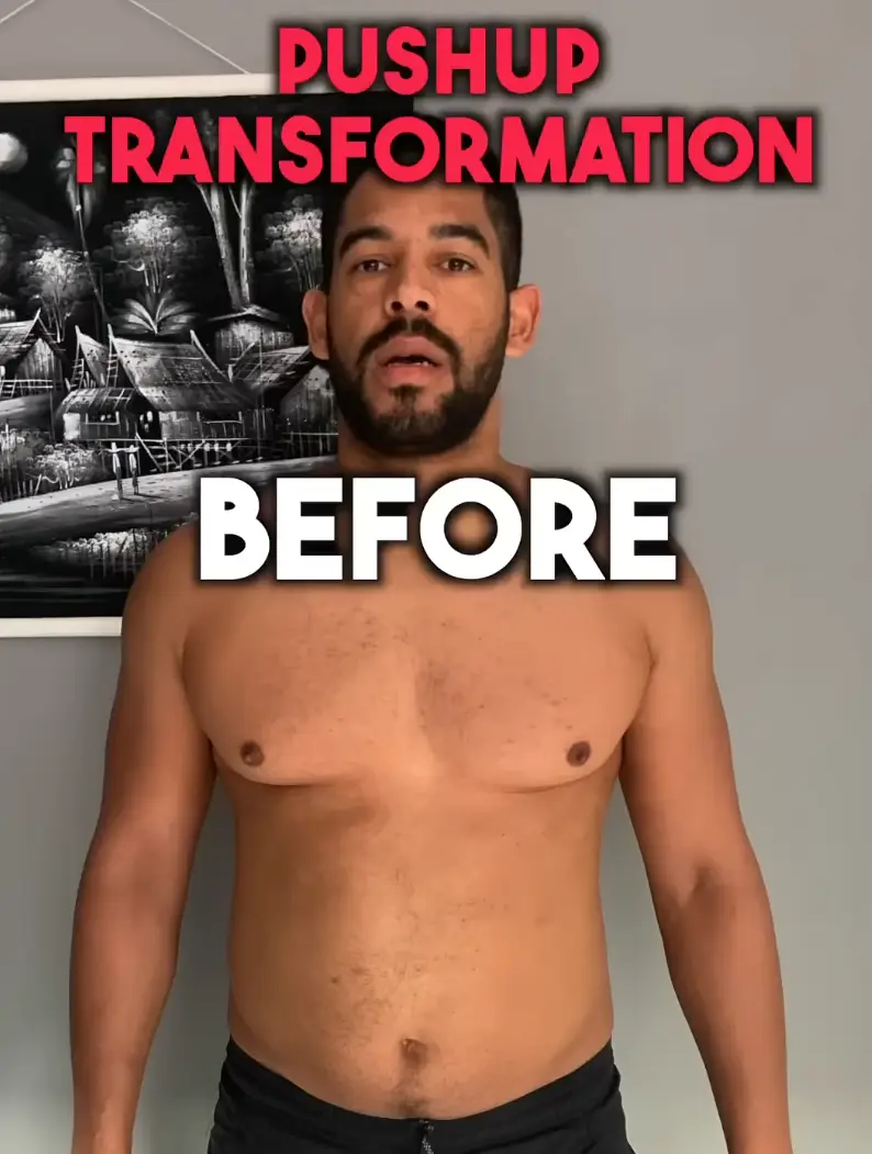 Carl shared what he looked like before the 30 day challenge (YouTube/@carlpointer)
