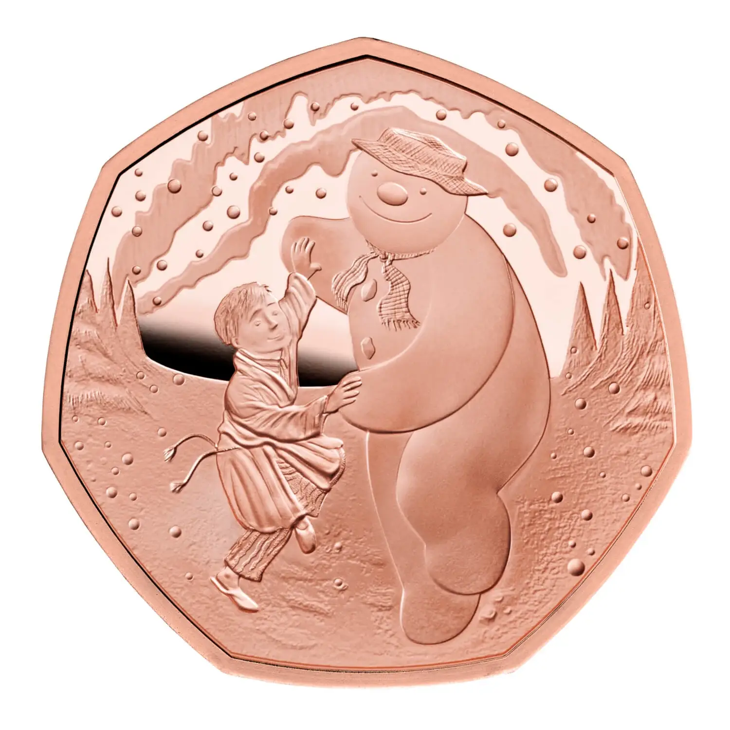 One lucky person with the advent calendar will land the golden coin (Royal Mint)