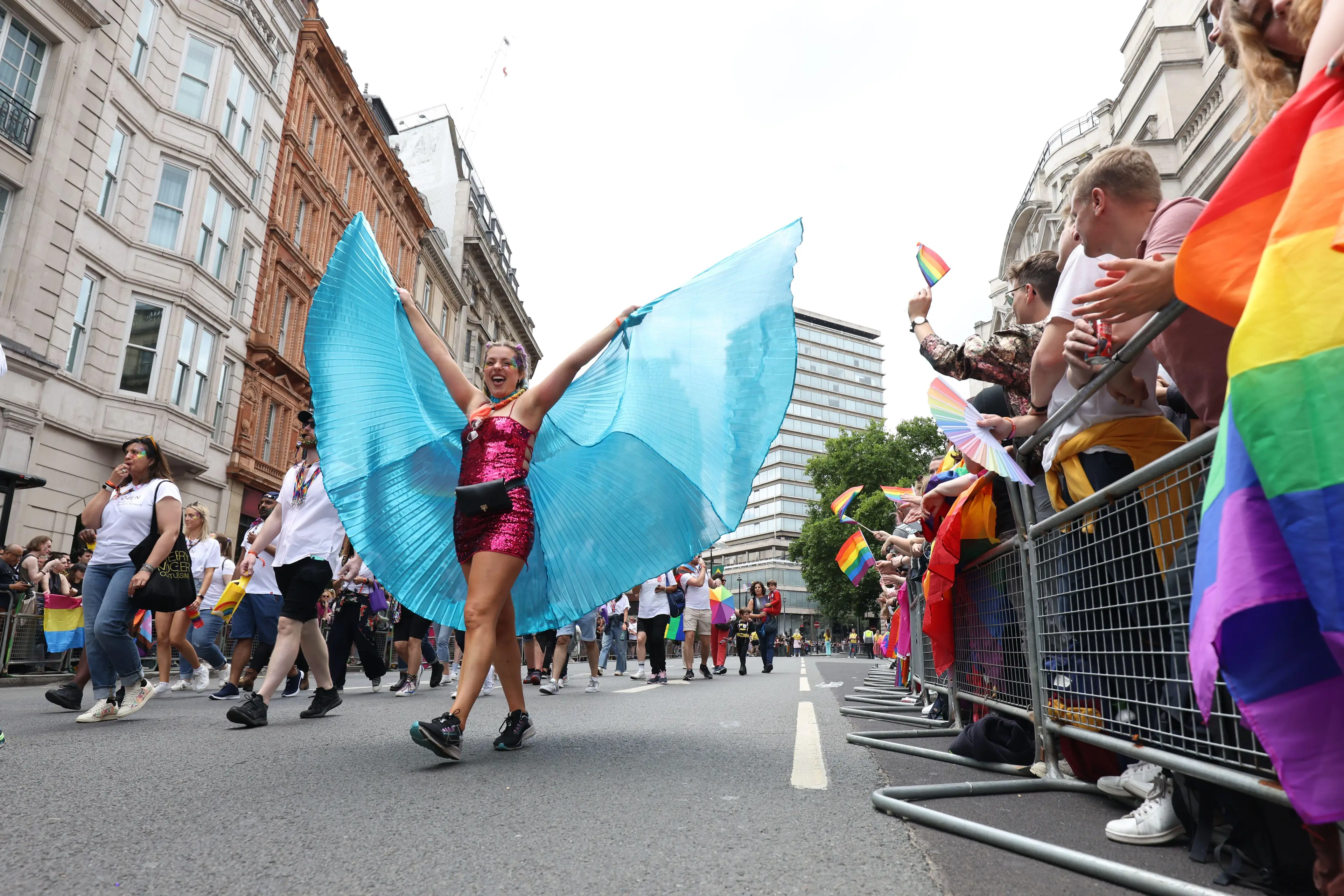 Members of the LGBTQ+ community and their allies joined the march in the UK’s capital today.